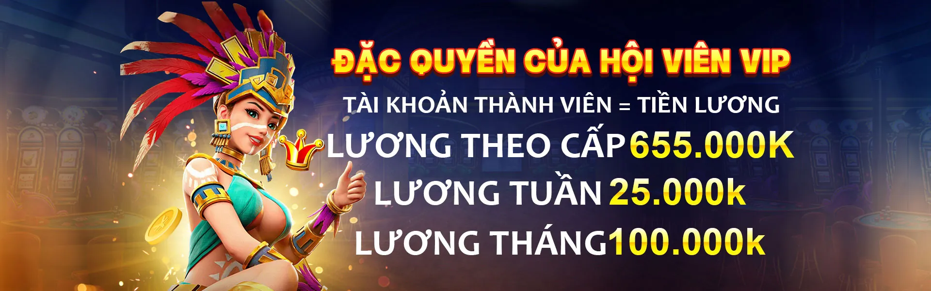 Hình ảnh chính vin23 với thông báo Jackpot lớn
